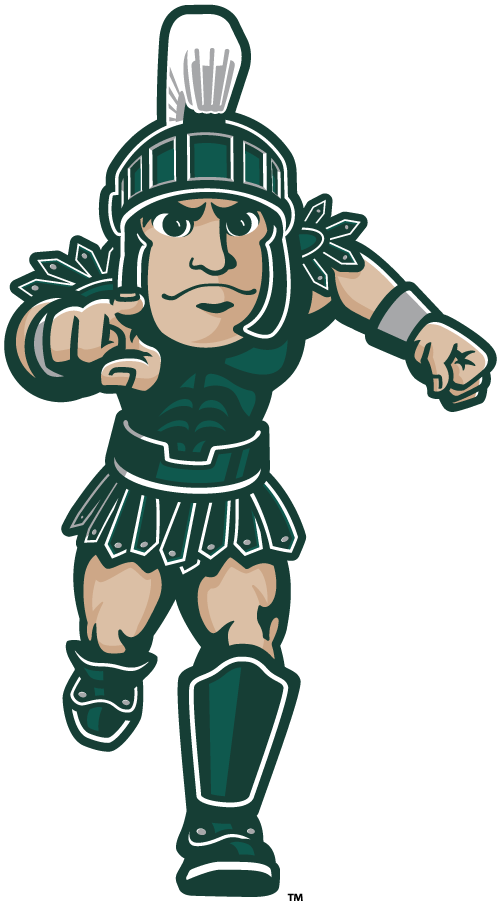 Michigan State Spartans 2016-Pres Mascot Logo iron on transfers for T-shirts